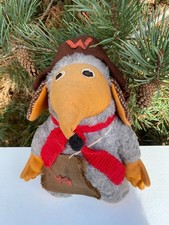 RARE Vtg 70s ? large Orinoco Womble Soft Toy The Wombles teddy 1970s 30cm H TLC