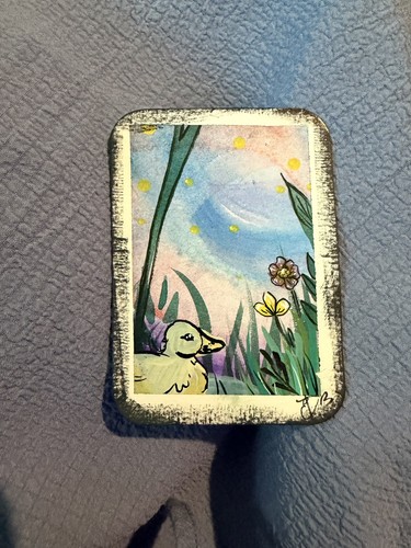 Aceo spring duck - aceo, original