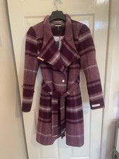 Ted Baker coat UK 14 – plum