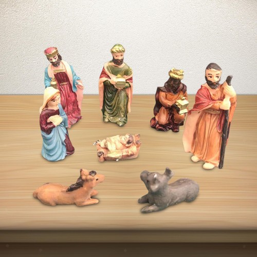 Nativity figurines set - 8x,