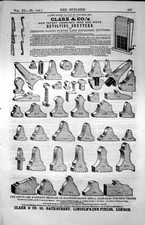 Old Revolving Shutters Metal Sash Bars For Shop Fronts Patented 1853 Victorian