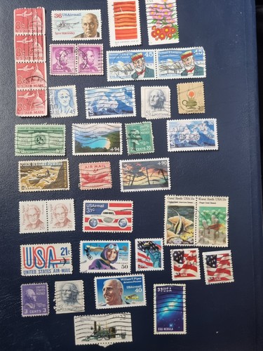 Bulk lot postage stamps - us,