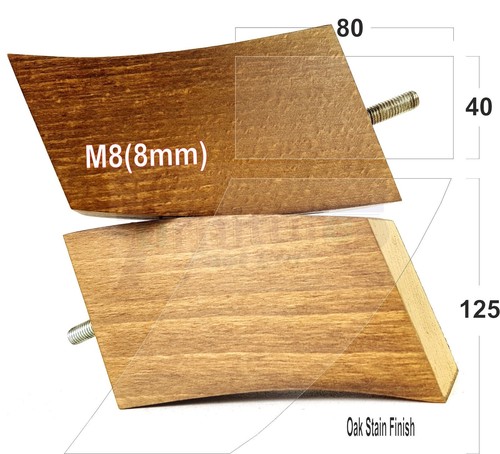 Solid wood curved - 4x, furniture