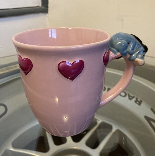Eeyore disney store pink mug - eeyore,