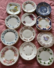 Sets of 6 Vintage Mismatch China Tea Plates. Discounts for quantity on Request