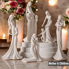 Juliana White Portrait Figurine Mother Child Baby Children Sculpture Collectable