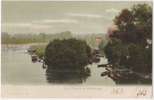 The thames maidenhead - the,