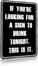 Funny Vintage Bar Decor Man