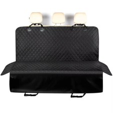 Fits VOLKSWAGEN GOLF MK3 - Rear Seat Cover Black Quilted Pet Dog Cat Hammock