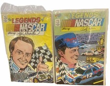 Lot Of 2 Legends of Nascar #3, #4 Vortex Comics Starring, Bobby & Schrader.  A35