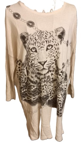 Zara tiger animal print long