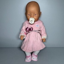 Baby Born Doll Pink Eyes Poo &