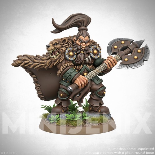 Dwarf beast hunter fantasy - dwarf,