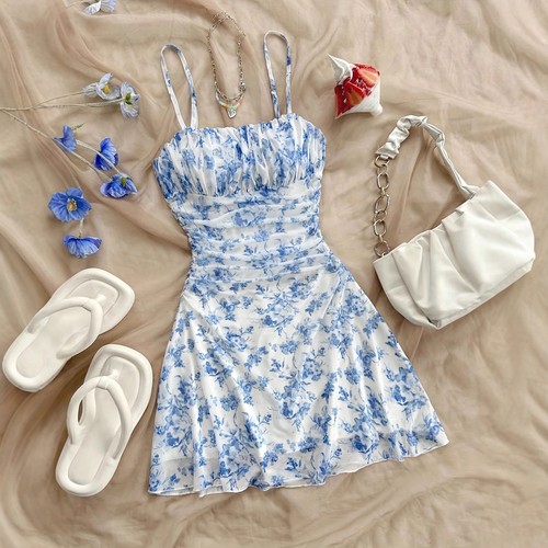 Women floral sundress - floral,