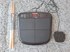 ALESIS PERCUSSION DRUM PAD EXCELLENT CONDITION WITH PSU, KICK PEDAL & DRUMSTICKS
