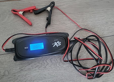 Auto XS Car Bike Motorcycle Battery Charger MD 19787 IP65 12V Trickle Black