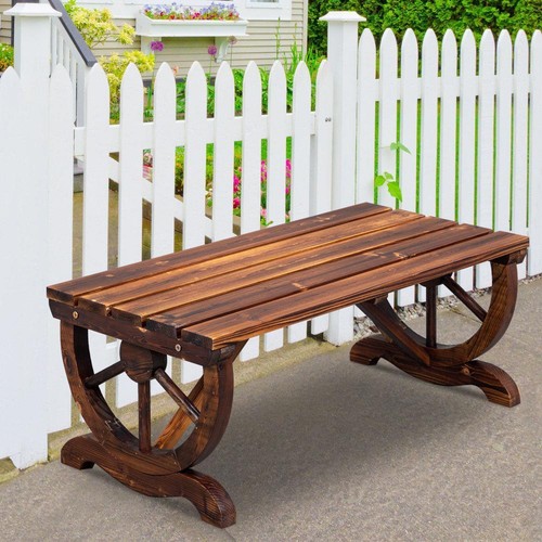 Wooden bench patio chair - wooden,