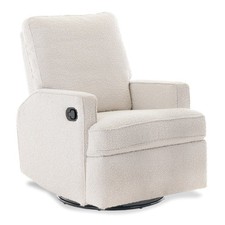 Obaby Madison Swivel Glider Recliner Chair - Boucle - Baby Feeding & Nursing