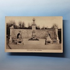Portsmouth Postcard C1920 Real Photo Hampshire The Ww1 War Memorial