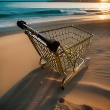 M&S Food Collectible Mini Shopping Trolley Kids Novelty Gift Marks And Spencer