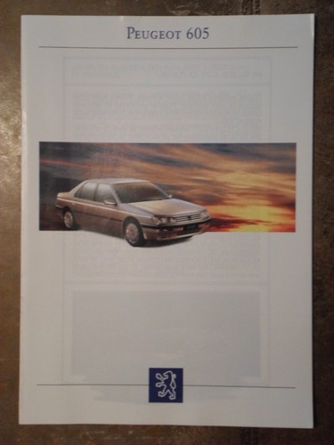 Peugeot 605 range orig - 605,