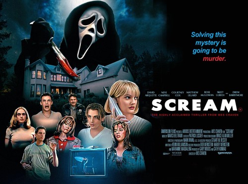 Scream 1996 quad poster - 1996,