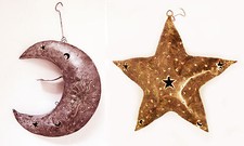 Hanging MOON /STAR metal steel