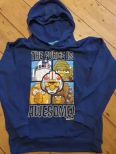 Boys Angry Birds Star Wars Blue Hoodie age 11 years Duck & Dodge