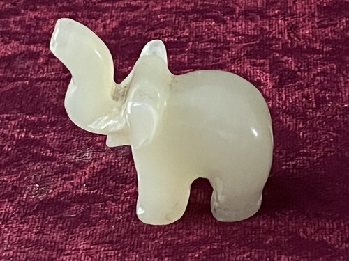Vintage small hand carved - hand, onyx