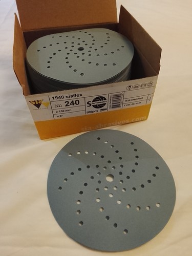 240 grit sanding disc 150mm - 240,