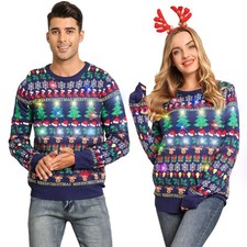 Men's LED Christmas Jumper