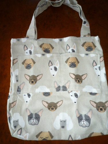 Mini tote shopping fabric bag - tote,