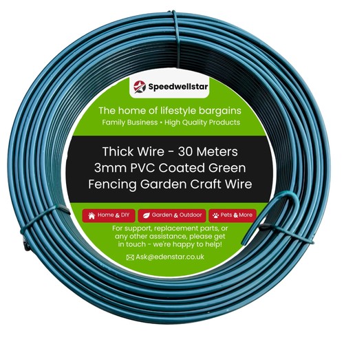 Galvanised garden wire - wire, 30mx3mm