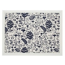 Wooden Lap Tray Cotton Cushioned Base Bed Breakfast Dinner Tray 43x32cm Woodland