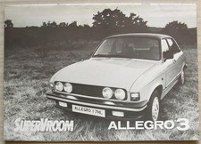 AUSTIN ALLEGRO 3 Car Sales Brochure Sept 1979 #3454 1.3 1.5L 1.7HL Estates