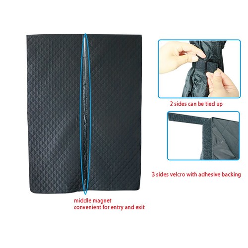 For motorhome door cover with - door,