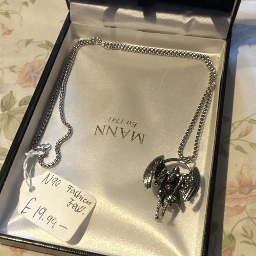 Angel wing pendant necklace - pendant,