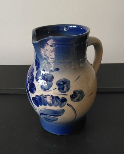 Vintage hand decorated blue - vintage, &