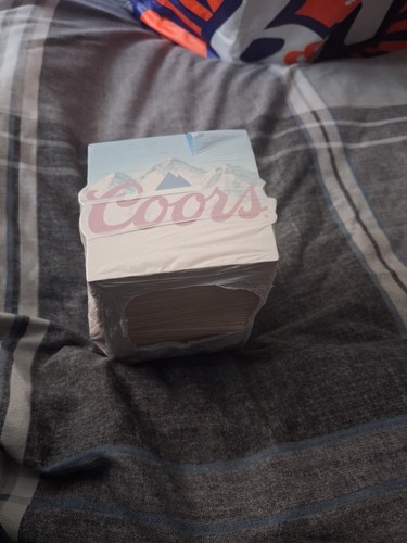 New sealed pack coors - pack,