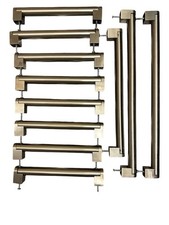 x13 Chrome Kitchen Door Handles (approx 23cm long) - With 2 Screws Each