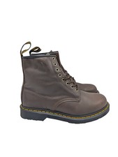 Dr Martens 1460 Boots Dark Brown Leather UK 9.5 Mens