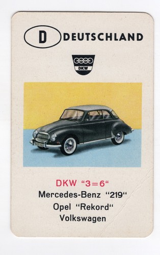 Very old vintage car - , card.
