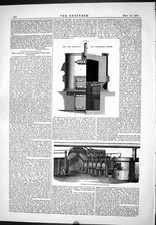 Antique Old Print 1877 Caddick