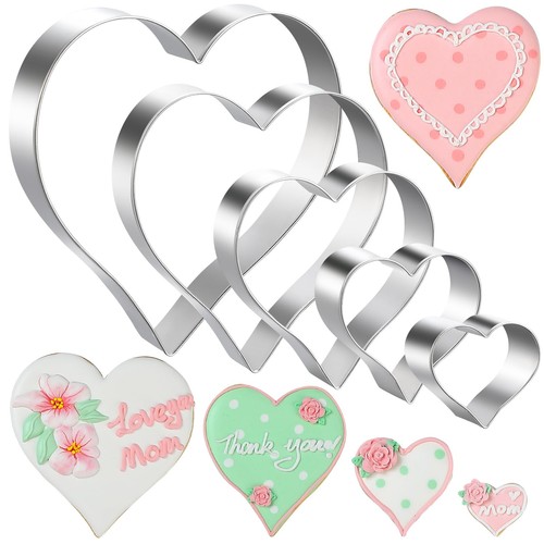Piece stainless steel heart - stainless,