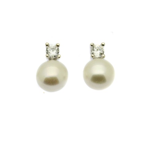 Pearl earrings with - pearl,