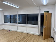 Assortment of office partition walls available