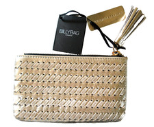 BILLY BAG London gold leather
