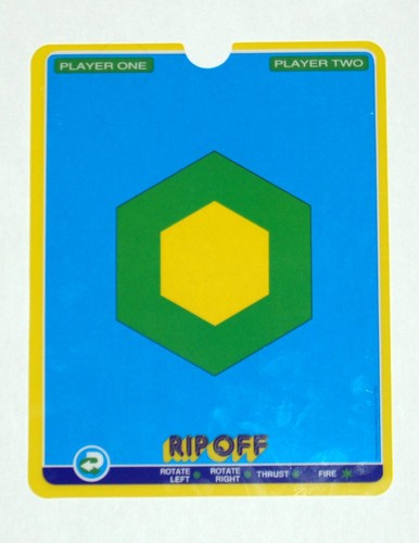 Vectrex rip off overlay - off, new