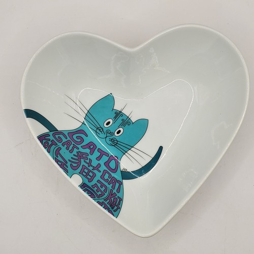 Wwcat porcelain heart bowl - wwcat,