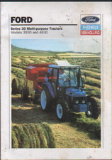FORD "Series 30" 3930 and 4630 Multi-purpose Tractors Brochure Leaflet